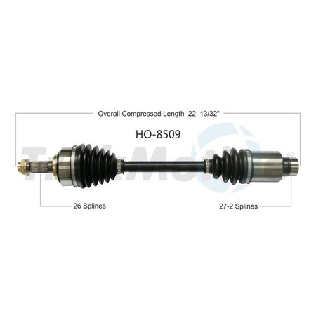 Surtrack Axle Cv Axle Shaft, Ho-8509 HO-8509